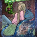 A girl and her cat look to the stars in this illustration on the front cover of the comic book Hanny and the mystery of the voorwerp