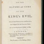 Title page of the first edition from 1760 of an Essay of the Nature and Cure of Scrophulous Disorders