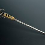 Bullet extractor made of steel and brass from sixteenth century Europe
