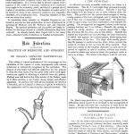 Page from a pamphlet about new inventions showing a diagram of Nelsons inhaler
