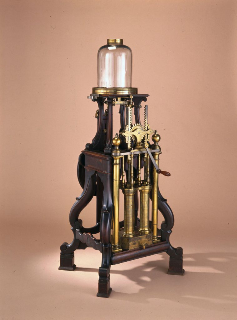 An air pump and condenser from 1761