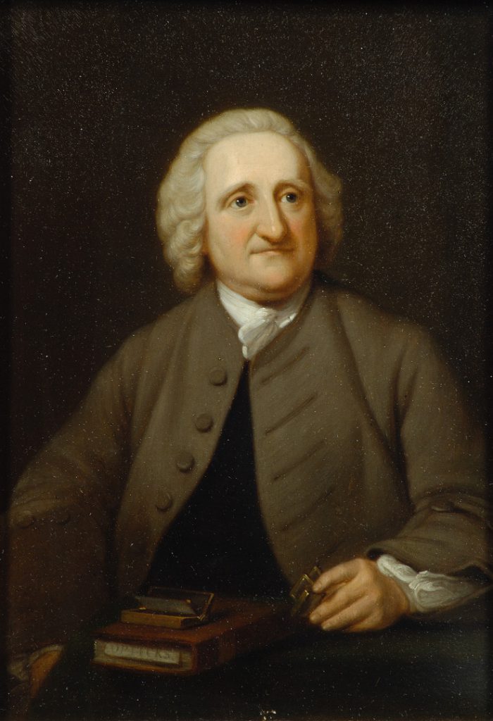 Oil painting portrait of John Dollond