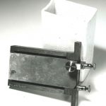 Photograph of an early single fluid battery cell