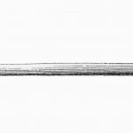 Pen and ink illustration of an inhaling tube from 1834