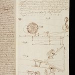 A page of pen and ink notes and sketches relating to longitude observation using a telescope from 1788