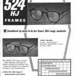Trade advert for Merx Optical showing a popular NHS frame style