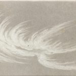 Print of an engraving showing a cirrus cloud formation
