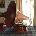 Colour photograph of a gramophone from circa 1910