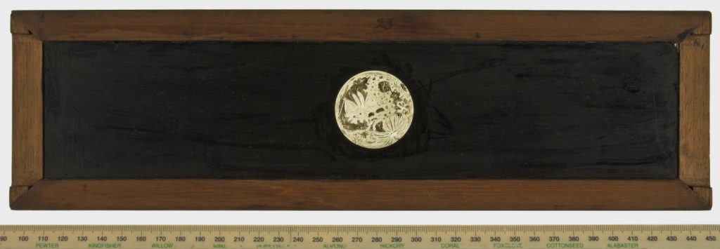 A Copper Plate Slider by Carpenter and Westley showing astronomical Diagrams Eclipse of the moon