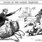 A satirical cartoon from Punch relating to African stereotypes