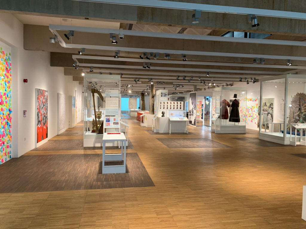 Colour photograph of the Wales Is exhibition gallery