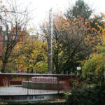 Colour photograph of the Beacon of Hope memorial in Manchester