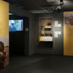 Colour photograph of the Wounded exhibition gallery