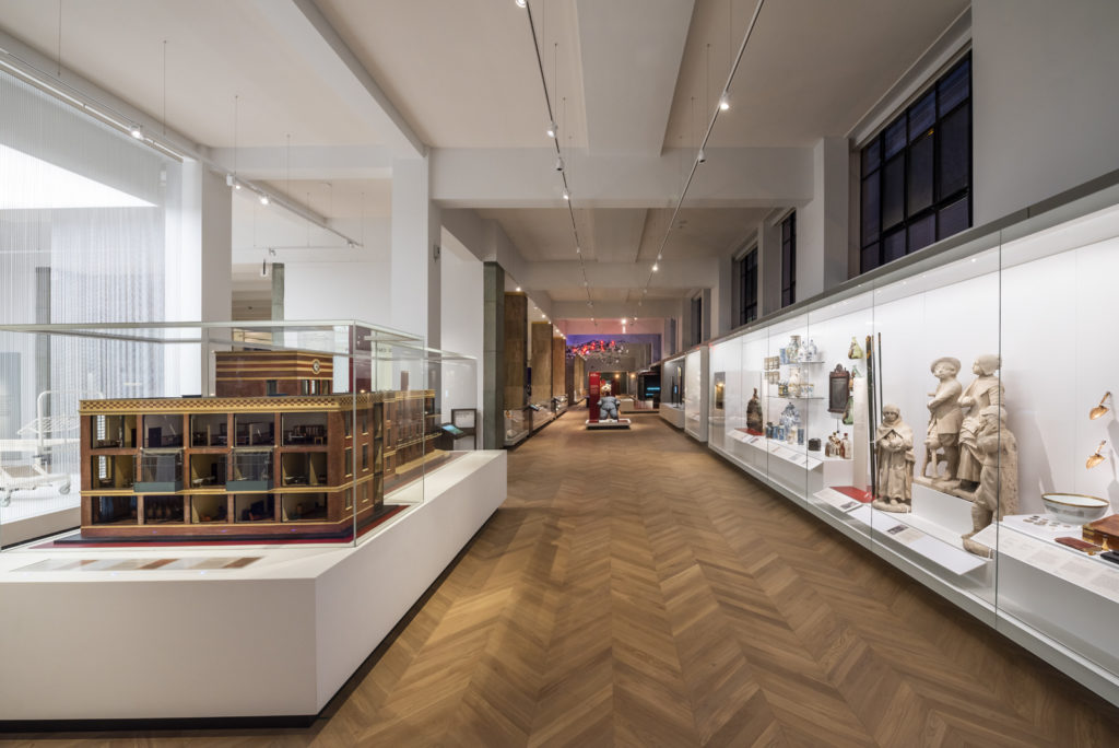 Colour photograph of the Medicine and Communities exhibition gallery