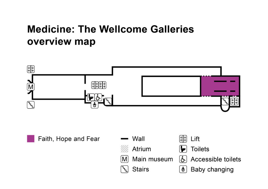 Faith Hope and Fear gallery overview map