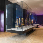 Colour photograph of a gallery view of Wellcome Medicine Galleries