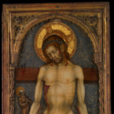 Painting of Jesus Christ The Man of Sorrows tempera and gold on wood