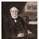 Photogravure portrait of Robert Wilhelm Bunsen