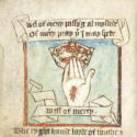 Painting of the right hand of Christ as the well of mercy