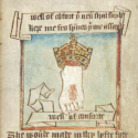 Painting of the left foot of Christ as the well of pyte