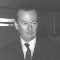 Black and white photograph of Member of Parliament Julien Amery