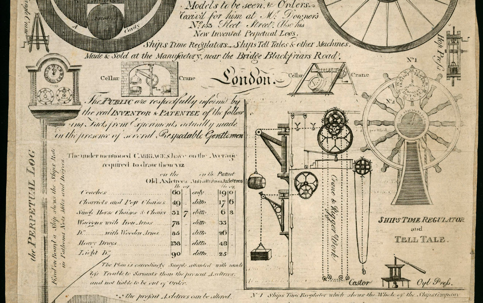 Trade card of Valentine Gottlieb from 1810