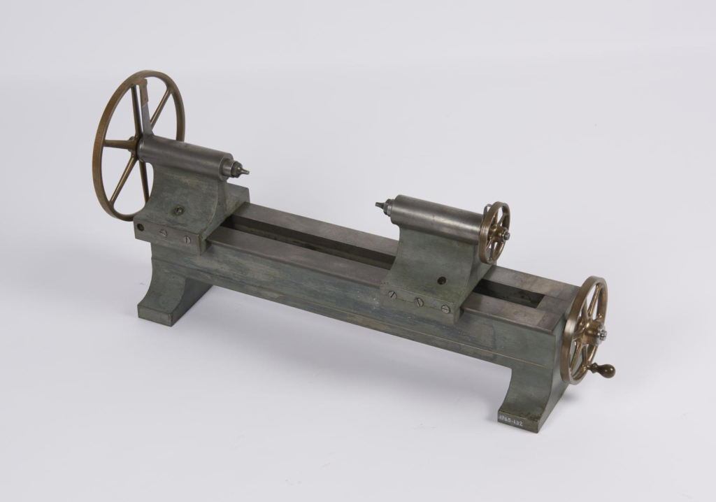 Colour photograph of a measuring machine by Whitworth and Co circa 1855