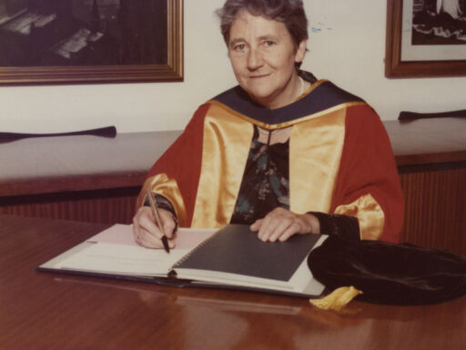 Dame Margaret Kate Weston receiving an honorary degree