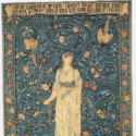 Wool and silk tapestry entitled Flora from 1885