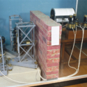 Colour photograph of a Golitsyn three component seismograph