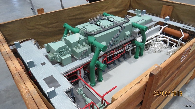 Scale architects model of Cottam Power Station