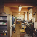 Colour photograph of the interior of one of the laboratories at RAE in 1987