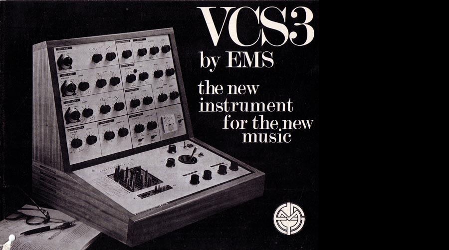 Advertisement for the VCS3 synthesizer from EMS