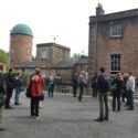 Colour photograph of workshop delegates enjoying a tour of Armagh Observatory