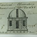An admission ticket to the private Edinburgh Observatory on Calton Hill from 1798