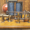 Photograph of the mechanism of the time ball and gun model
