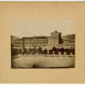 Photograph of The Royal Palace with the Palermo Astronomical Observatory at the end of the nineteenth century