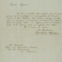 Handwritten letter by Guglielmo Ingham Whitaker to Gaetano Cacciatore