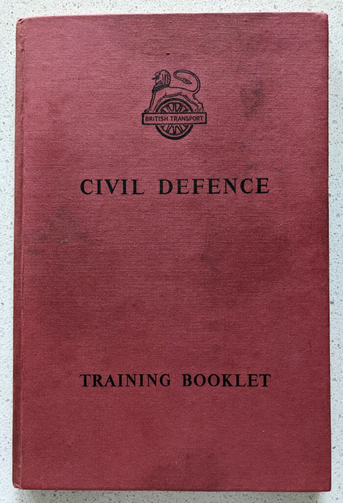 Cover of a British Transport Civil Defence Training Booklet