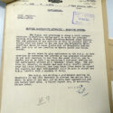 A typed letter regarding the Civil Defence Exercise Yorksea
