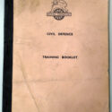 Cover of Civil Defence Training Booklet for the British Transport Commission