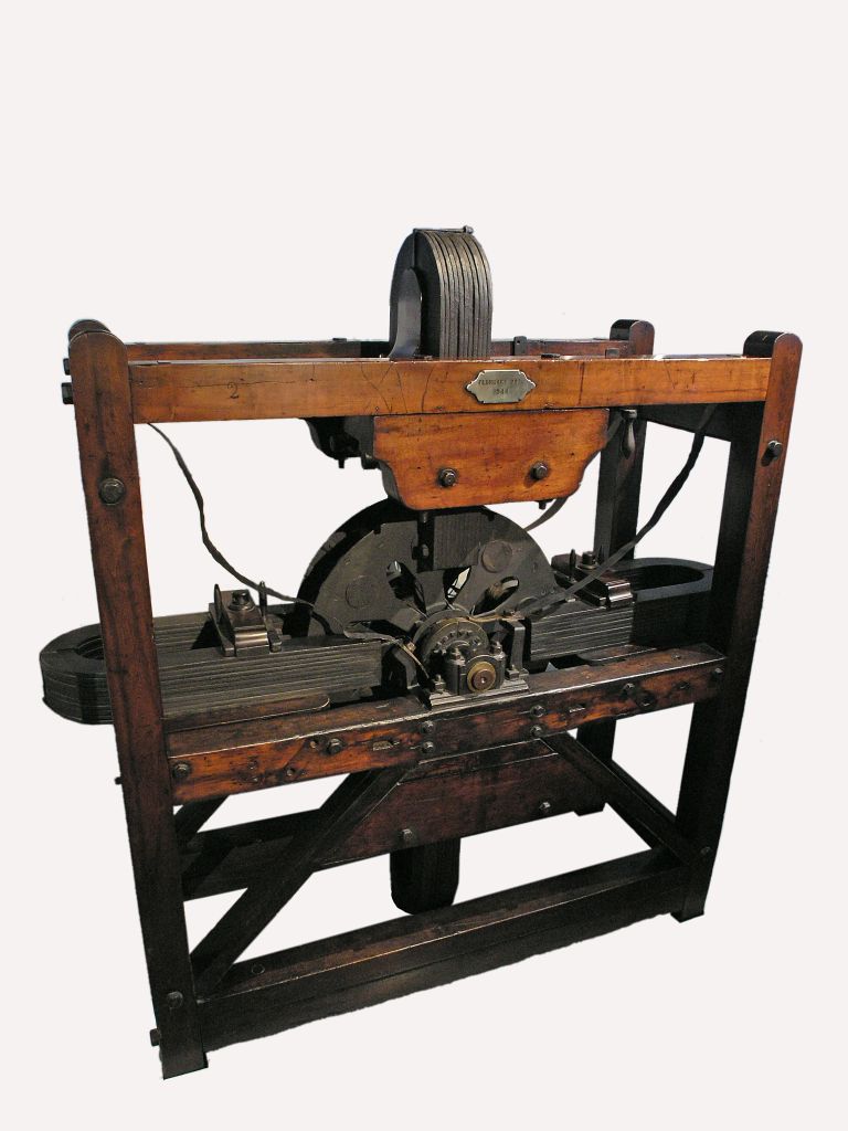 Photograph of John Stephen Woolrichs magneto generator from 1844