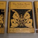 Photographs of three front covers of The Yellow Book An Illustrated Quarterly by Elkin Matthews and John lane