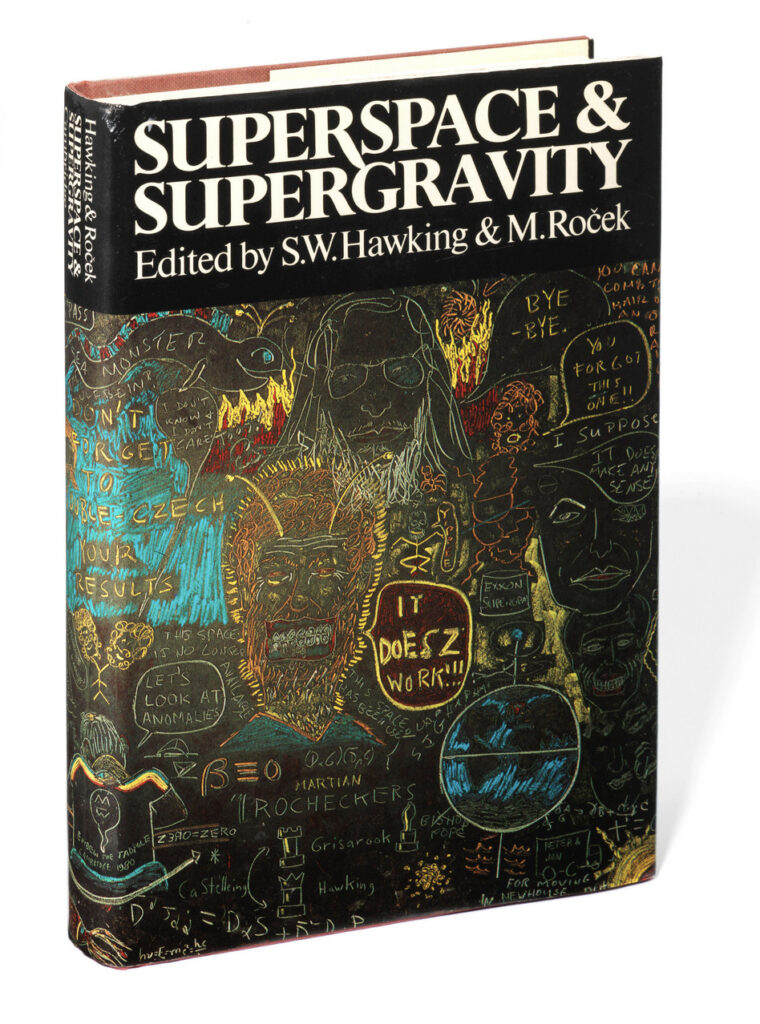 Colour photograph of the Superspace and Supergravity book cover