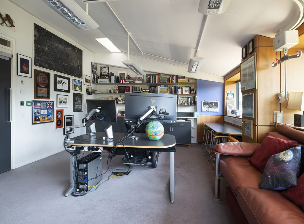 Interior view of Stephen Hawkings office