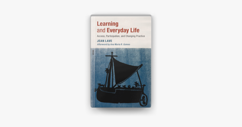 Image of a book cover featuring the silhouette of a boat against a blue background.