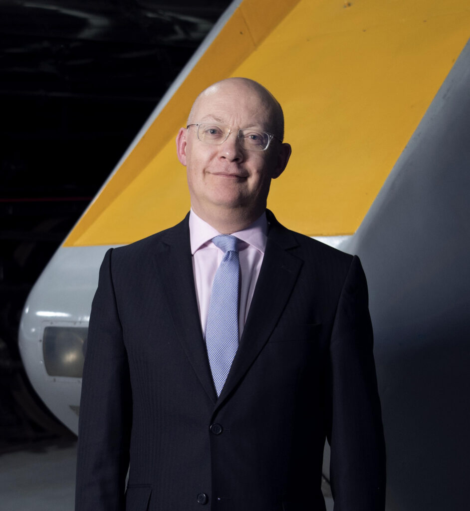 Portrait of SMG Director Sir Ian Blatchford in Locomotion Shildon