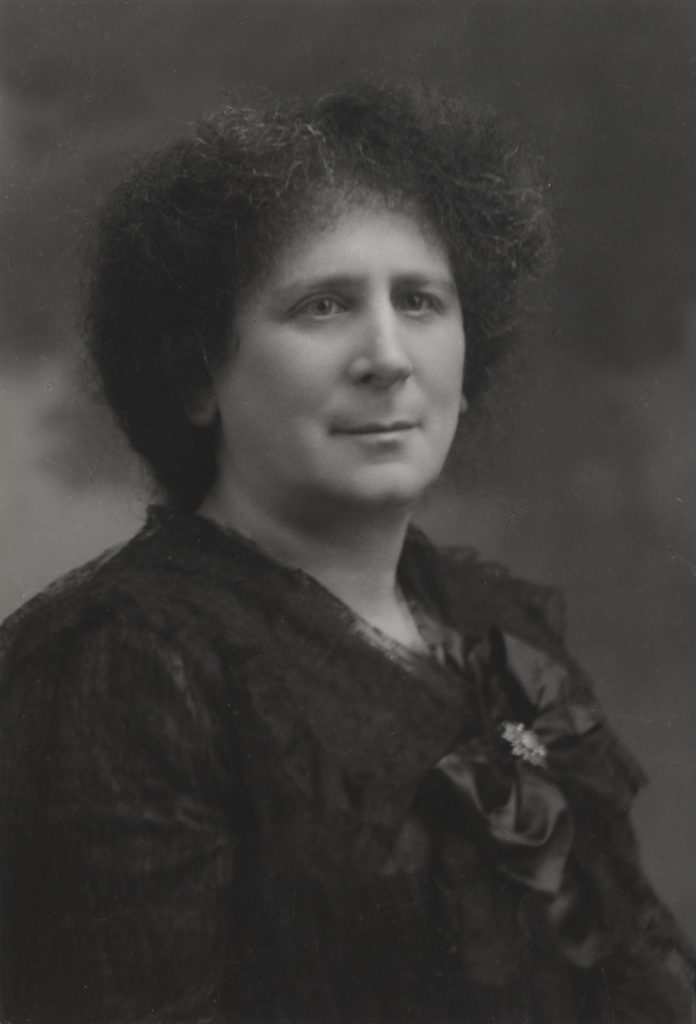 A head and shoulder portrait of Hertha Ayrton