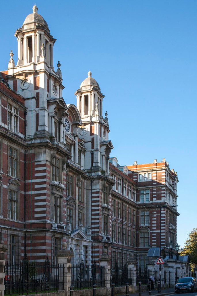 Colour photograph of the exterior of Blyth House storage buidling