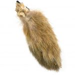 Colour photograph of a fox paw amulet